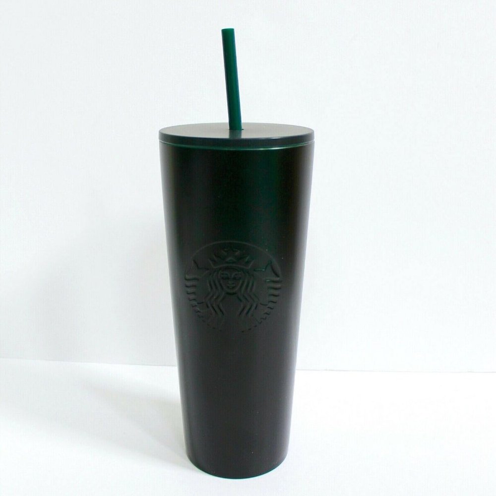 Starbucks 2020 Black Green Ombre Stainless Steel Tumbler 24 oz Venti